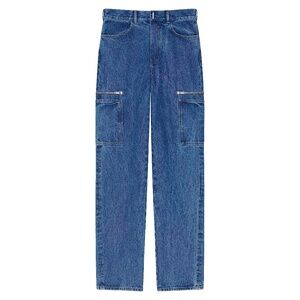size 31 Givenchy Jeans Loose Fit Cardo Pants Marble Denim Blue